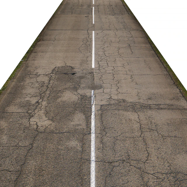 Old asphalt road - 35 meters — Descargar