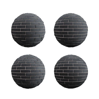 Black brick tiles — Ver 3