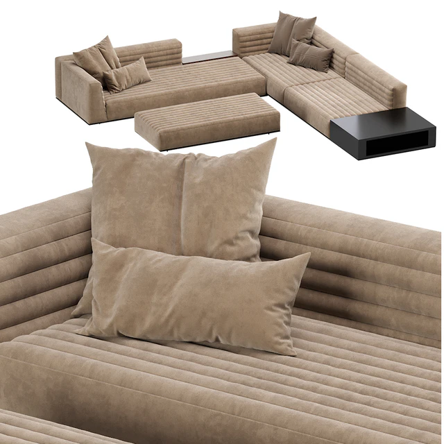 Minotti Roger Sofa — Descargar