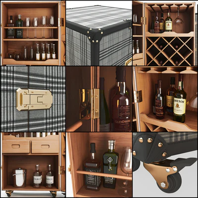 Wine Cabinet Martini Bianco — Ver 2
