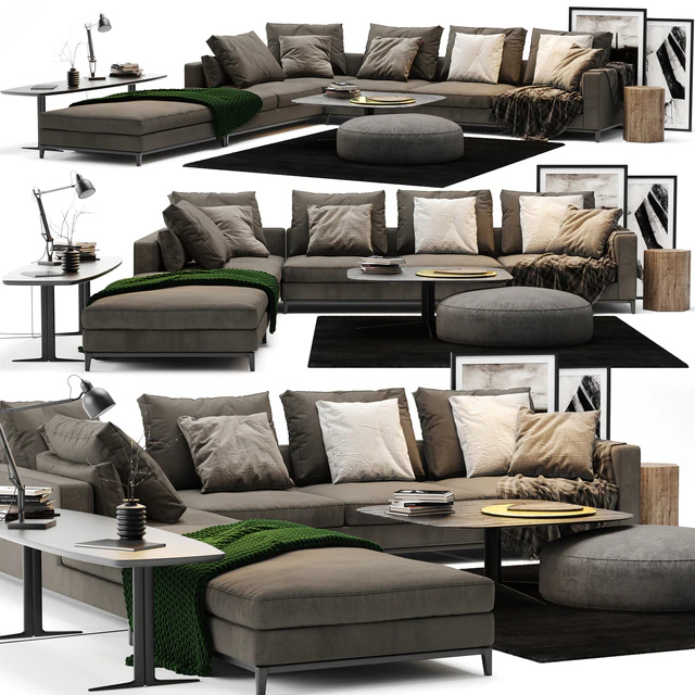 Minotti - Andersen Sofa — Скачать