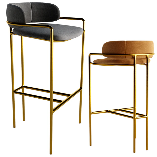 WEST ELM Lenox Velvet Bar Counter Stools — Скачать