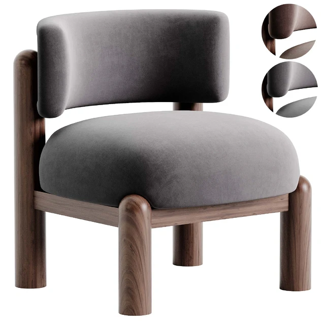 Harper Shearling Accent Chair — Descargar