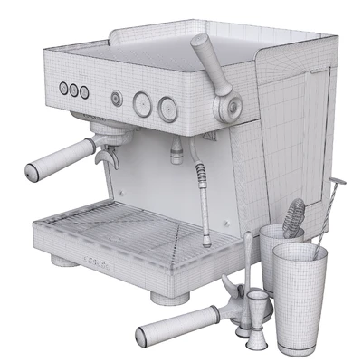 Coffee machine Ascaso and bar set — Ver 4