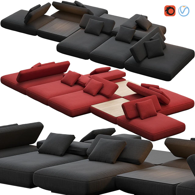 AGIO SOFA Paola Lenti — Скачать