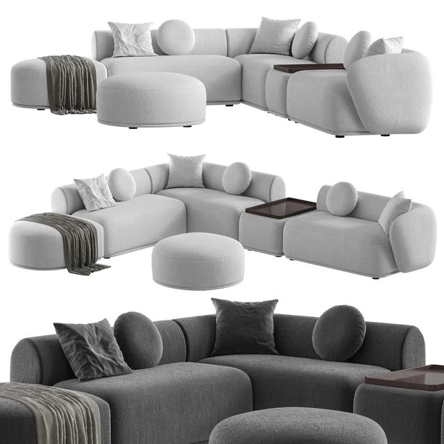 Meridiani Rene sofa set 2 — Descargar