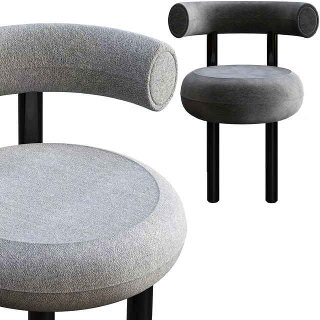 Chair Tom Dixon Fat Micro Boucle — Descargar