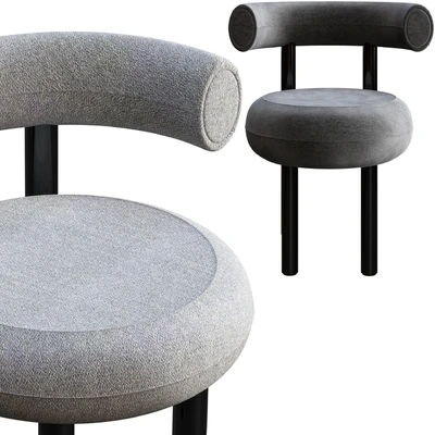 Chair Tom Dixon Fat Micro Boucle — Ver 2
