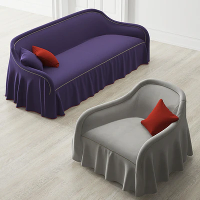 Sofa and chair BUSNELLI Arpege — Ver 3