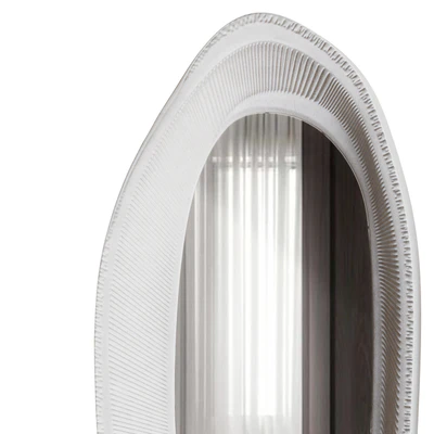 White Papier Mashe Mirror — Вид 5