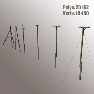 Wooden poles — Ver 2