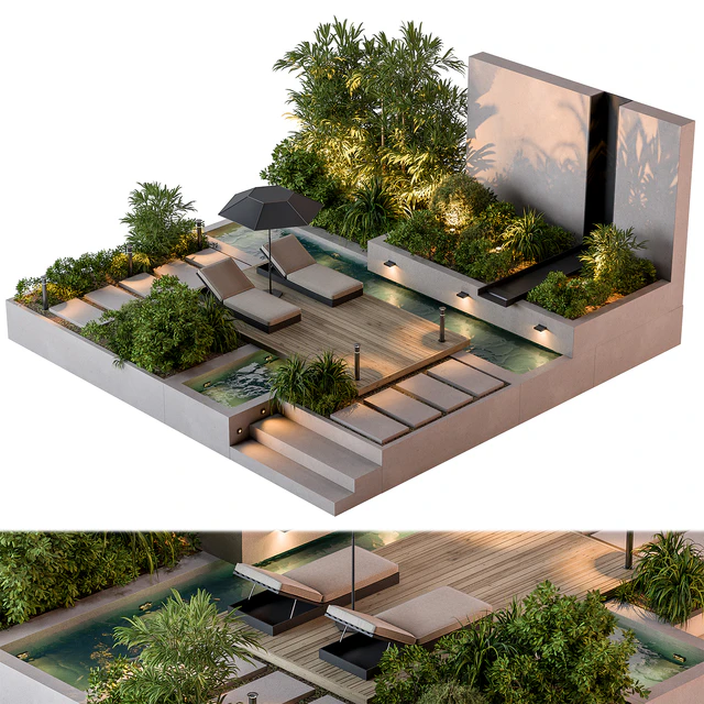 Landscape Furniture Backyard 70 — Скачать