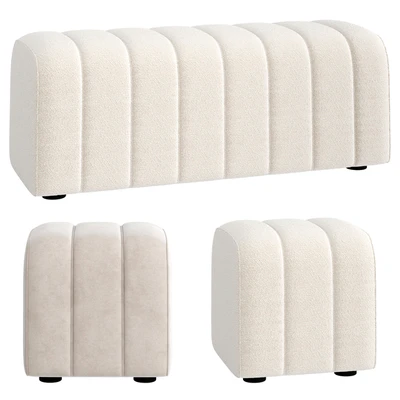 STUDIO Pouf and Bench — Ver 1