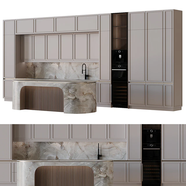 Neoclassical style kitchen 65 — Descargar