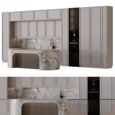 Neoclassical style kitchen 65 — Ver 1