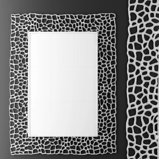 Arteriors Bransen Mirror, зеркало, рама, luxury декор, золото, перфорация, абстракция — Скачать