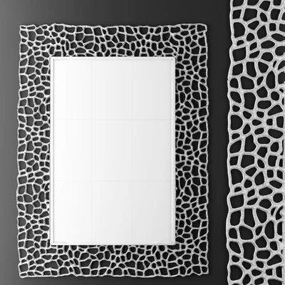 Arteriors Bransen Mirror, зеркало, рама, luxury декор, золото, перфорация, абстракция — Вид 3