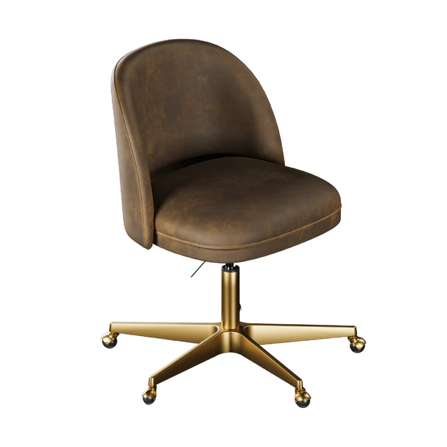 Rh Alessa Leather Desk Chair — Скачать