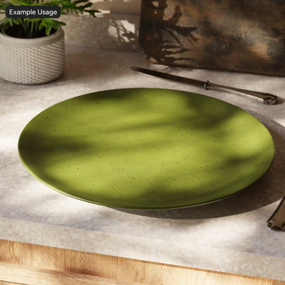 ink speckled glazed ceramic pottery texture green — Ver 4