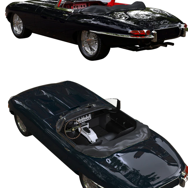 Jaguar e type Roadster(1962 Jaguar XKE Series I 3.8 Roadster) — Скачать