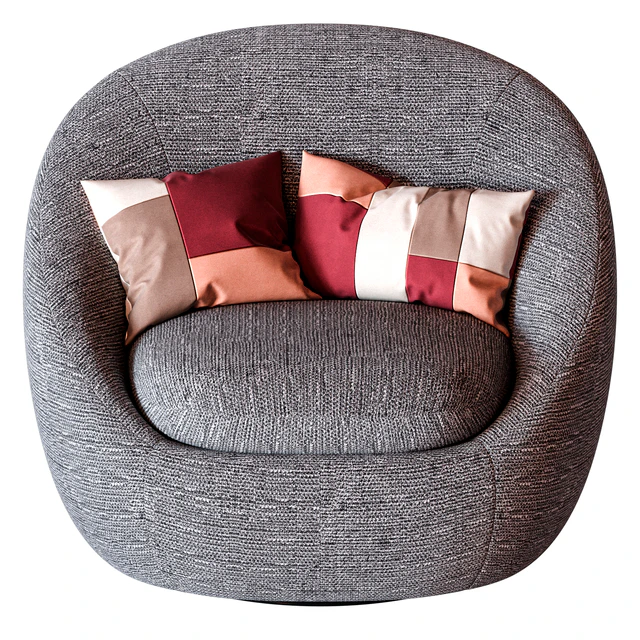 West Elm Cozy Swivel Chair — Descargar