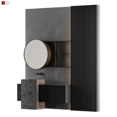 MODERN - Gray Bathroom 02 — Ver 3