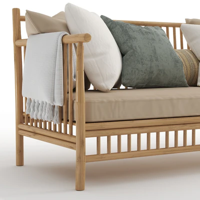 Exotan Bamboo Loungeset-garden bench-01 — Вид 4