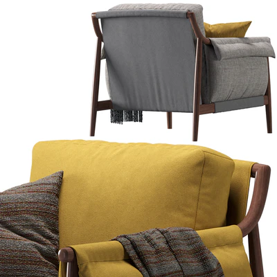Times Lounge by Poltrona Frau armchair — Вид 5