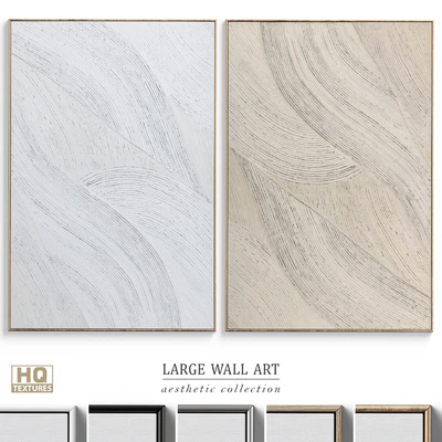 Abstract Textural Plaster Wall Art C-364 — Вид 1