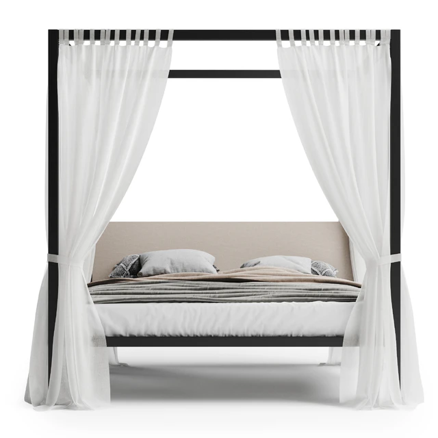 Zanotta milleunanotte bed black — Descargar
