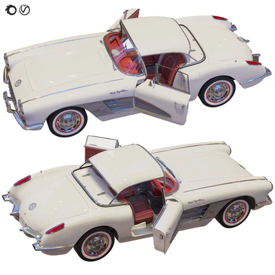 Chevrolet Сorvette Coupe 1960 с крышей — Вид 5