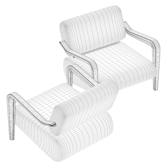 Clark Armchair - Mezzo Collection — Скачать