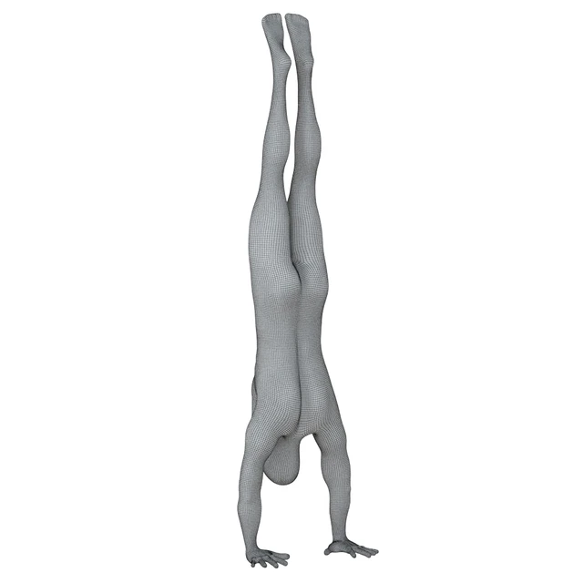 Male mannequin standing on hands 122 — Скачать