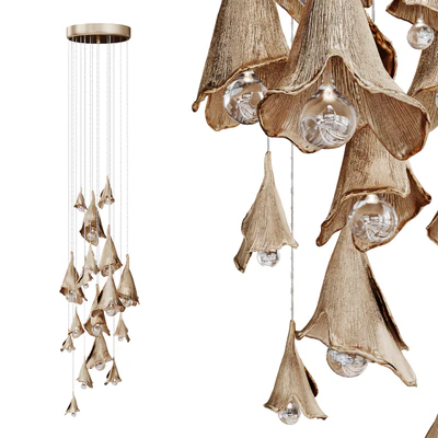Pendant light in the form of flowers KOLOKOLCHIKI — Вид 1