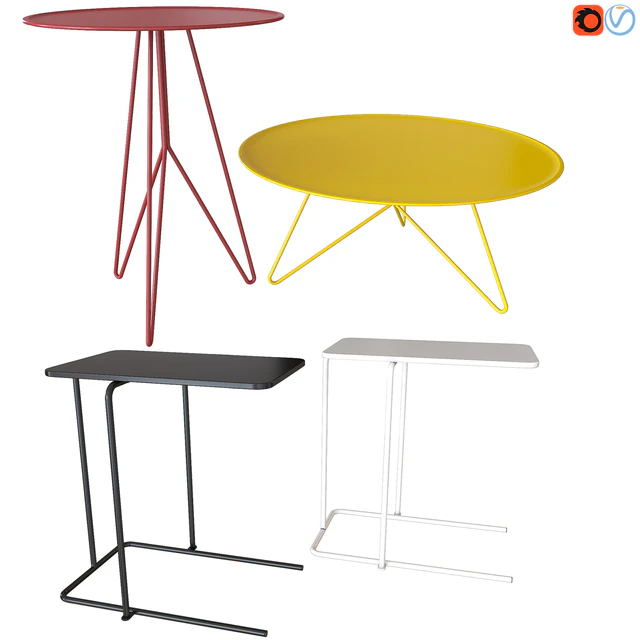 Set of coffee tables. Miniforms LINK. IKEA RIAN — Descargar