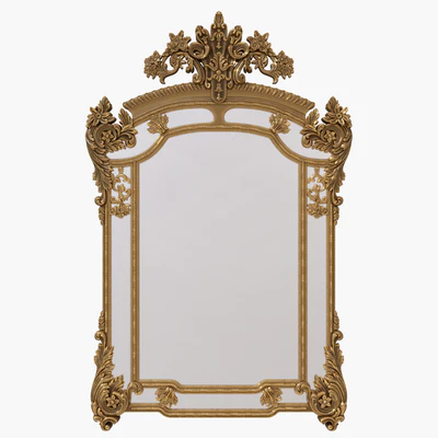 Gold rococo mirror — Вид 1