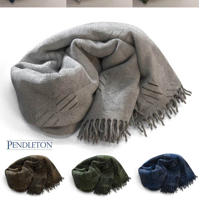 PENDLETON woolen blanket   for Corona Renderer and Vray — Скачать