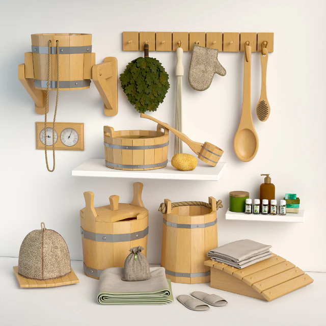 Set for sauna — Скачать