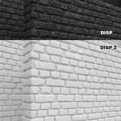 Материал (бесшовный) - кирпич, плитка set 4 — Вид 2