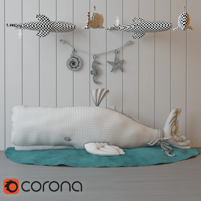 Pillow toy sperm whale. — Descargar