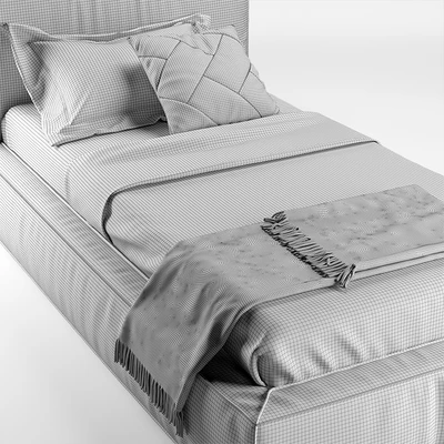 FLEXTEAM SLIM ONE bed (single) — Ver 3