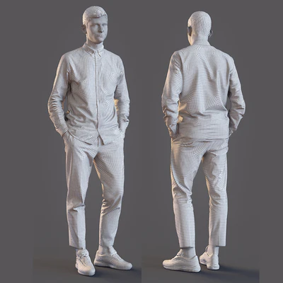 3d scan man 4 — Вид 2