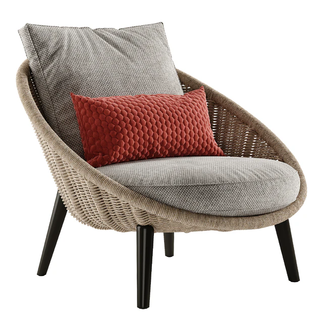 Minotti Lido Cord armchair — Descargar