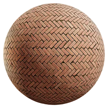 herringbone brick pavement 005 — Descargar