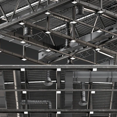 Ceiling Ventilation Black — Вид 3