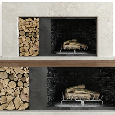 Fireplace modern — Вид 1