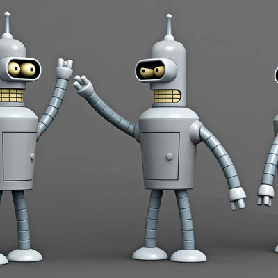 Robot - Bender. — Ver 3
