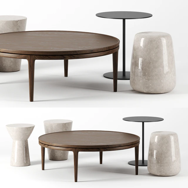 Coffee tables set by Time and Style — Descargar