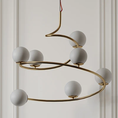 CARCASE CURL Pendant Lamp — descargar