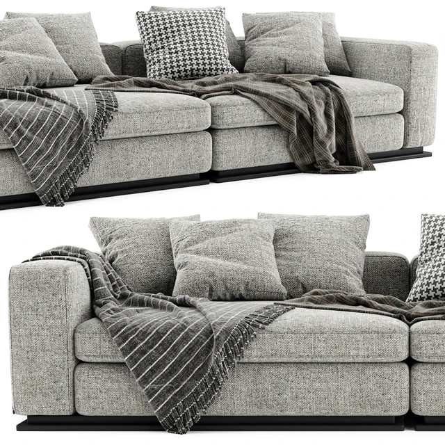 Minotti Leonard 2 Seats Sofa — Скачать